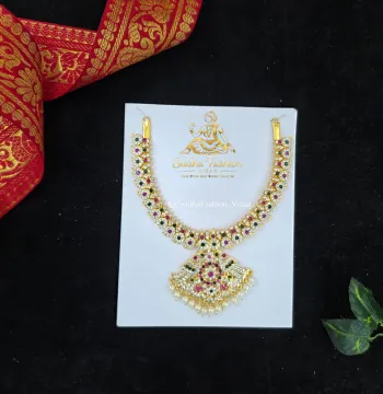 Multicolour Mango Necklace – Kuchipudi & Bharatanatyam Necklace