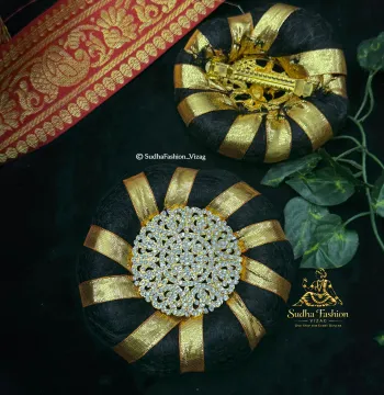 Ragidi Soft Bun Full White – Kuchipudi & Bharatanatyam Hair Bun with Ragidi & Clip