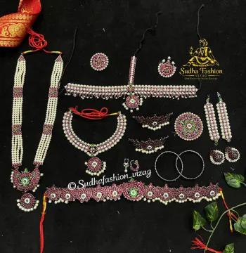 Beautiful Black Beauty Dance Set – Complete 10-Piece Set for Kuchipudi & Bharatanatyam | Black Finish