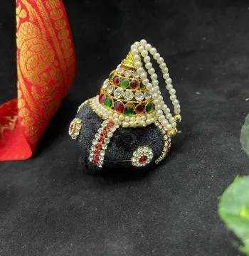 Multi – Andal Kondai Hair Bun Ornament | Kuchipudi & Bharatanatyam | Gold Finish with Kundan Stones