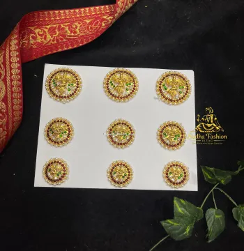 Natraj Jada Billalu  – Kuchipudi & Bharatanatyam Hair Braid Ornament | 9 Pieces