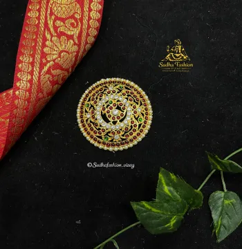 Peacock Rakodi – Kuchipudi & Bharatanatyam Ragidi Hair Ornament