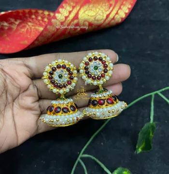 Kemp Multi Buttalu – Kuchipudi & Bharatanatyam Dance Earrings