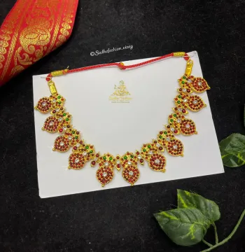 Leaf Multi Necklace – Kuchipudi & Bharatanatyam Necklace