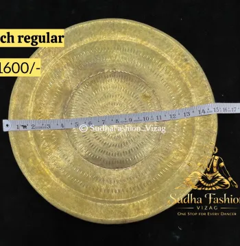 Tarangam Plate 15 Inch – Kuchipudi Classical Dance Brass Plate
