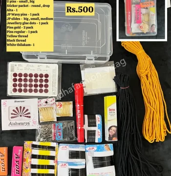 Dancer's Essential Accessory Box – Complete Kit for Kuchipudi & Bharatanatyam