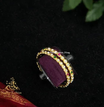 Single Line Multi Color Bangles – Kuchipudi & Bharatanatyam Dance Bangles | Gold Finish with Multi-Color Stones