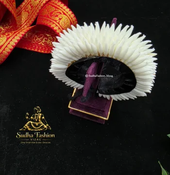 White Plastic Flowers – Classical Dance Hair Flowers | Kuchipudi & Bharatanatyam