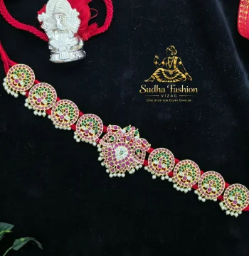 Stunning Peacock Vadanam – Copper Kemp Jewelry | Kuchipudi & Bharatanatyam Hip Belt | Original Copper Jewellery